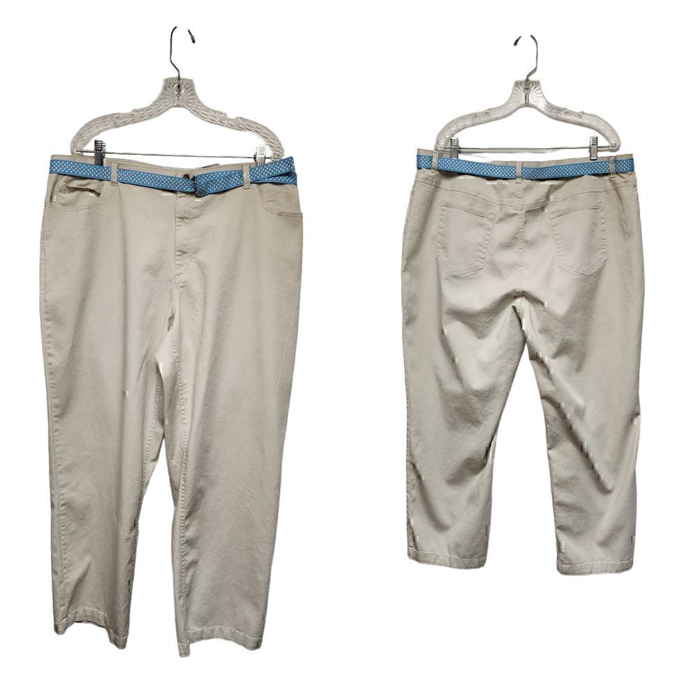 White Stag Stretch Twill Straight Leg Jean Pants Size 22W Average